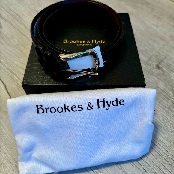 Torino Leather
ITALIAN BULGARO CALFSKIN BELT - BLACK - Picture 2 of 3